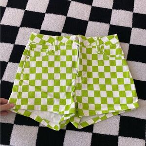 Checkered shorts